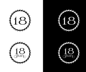 two options: 18 - and - 18 Jun | Logo Design by uitaki