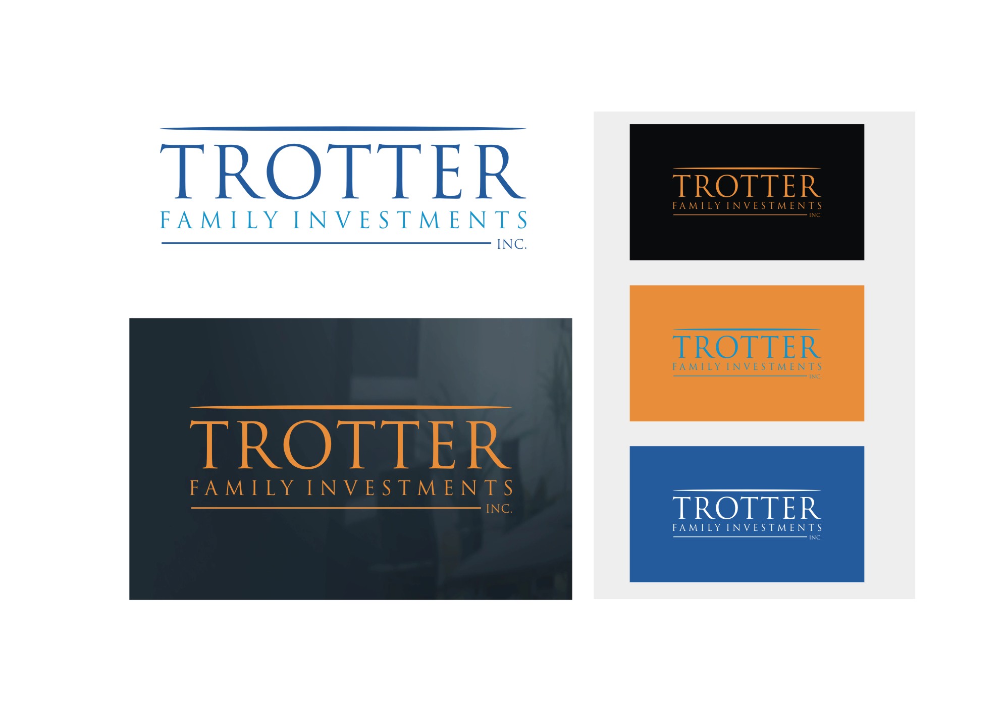 Logo Design by sharafatali3333 for Trotter Family Investments  | Design #26499276