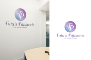 Tata's Pâtisserie: Une touché d'amour | Logo Design by MT