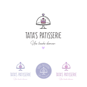 Tata's Pâtisserie: Une touché d'amour | Logo-Design von Samantha Ward Design