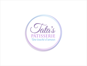 Tata's Pâtisserie: Une touché d'amour | Logo Design by BNdesigner