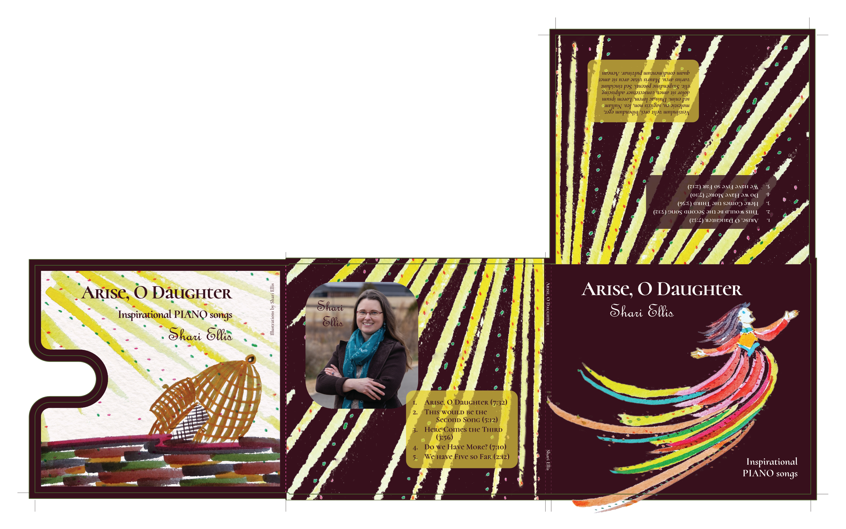CD Cover Design by Dasa for Shari Ellis Music | Design #26553579