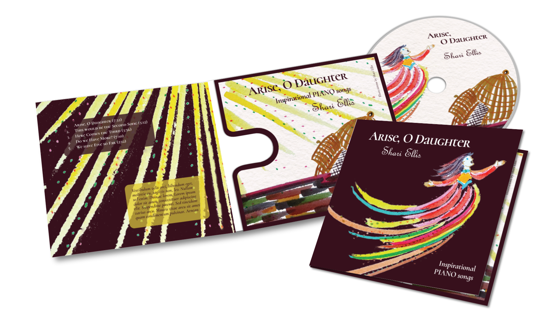 CD Cover Design by Dasa for Shari Ellis Music | Design #26553581
