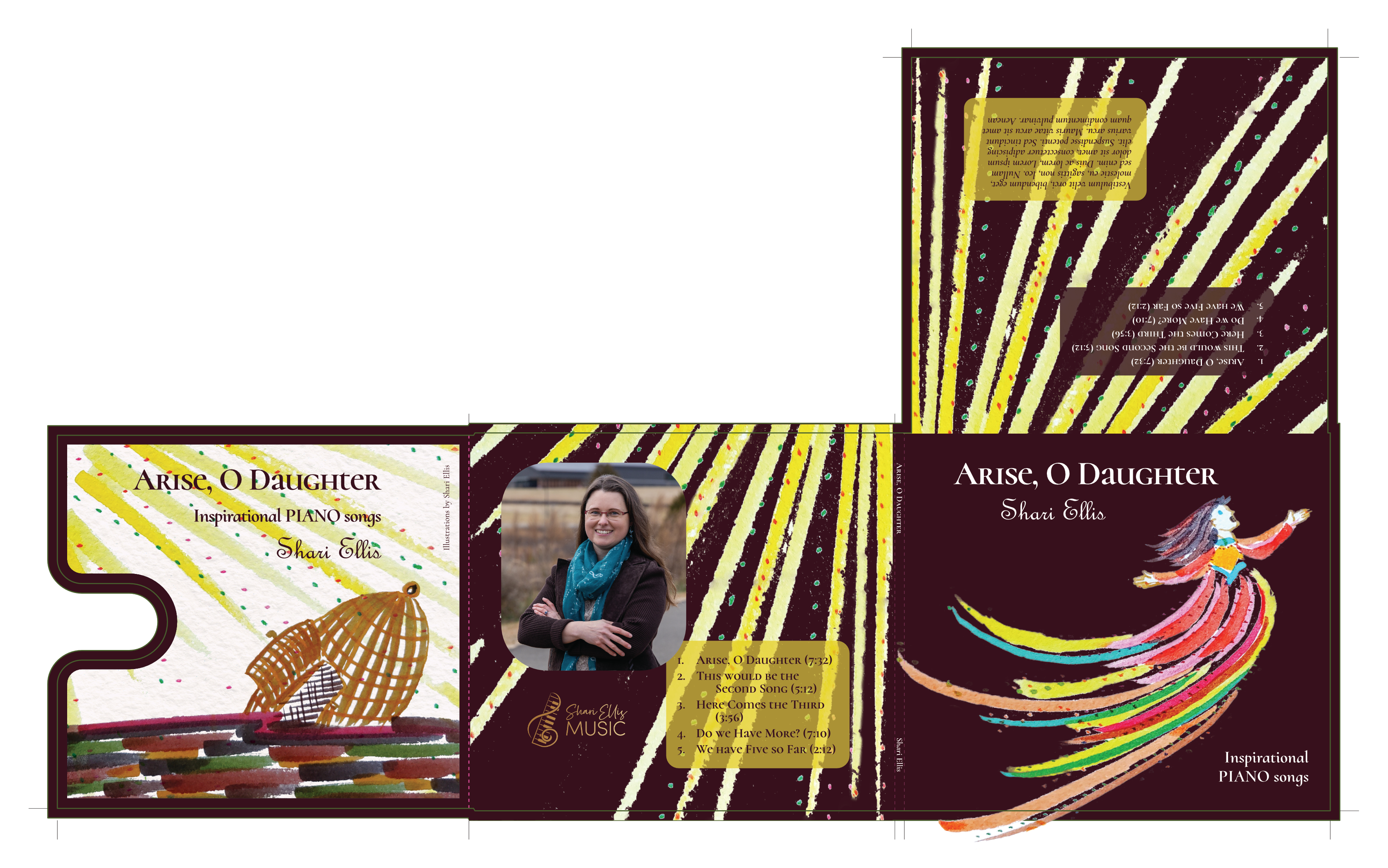 CD Cover Design by Dasa for Shari Ellis Music | Design #26553667