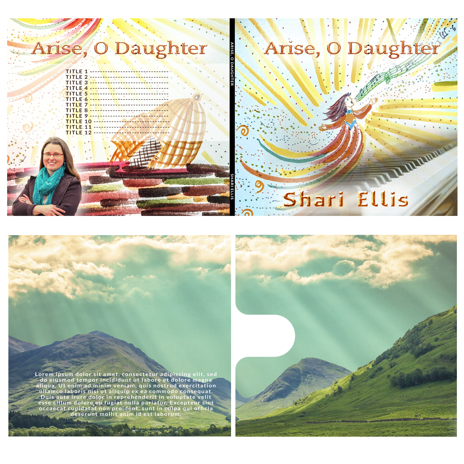 CD-Cover-Design von Wally_F für Shari Ellis Music | Design #26533491