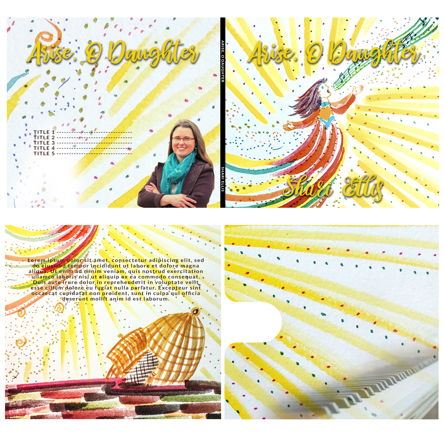 CD Cover Design by Wally_F for Shari Ellis Music | Design #26537136