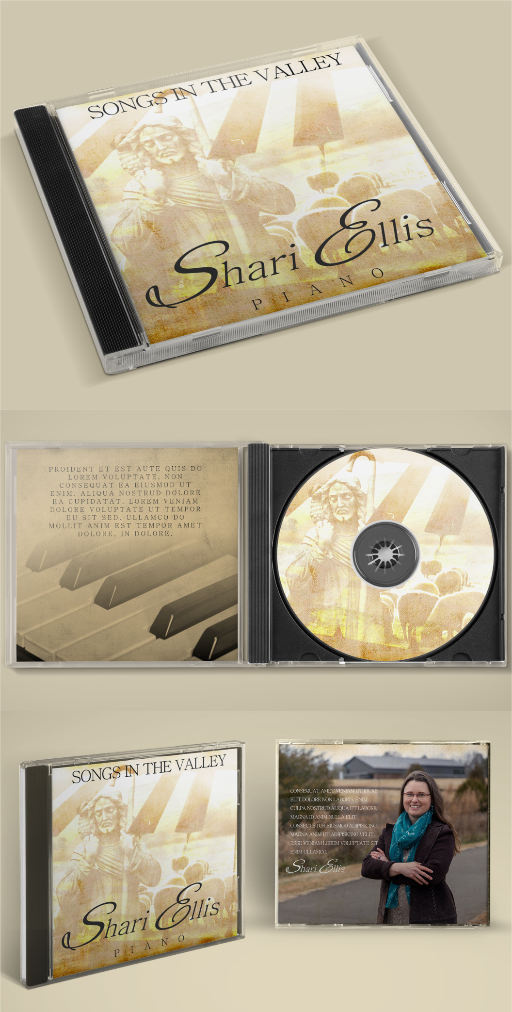 CD Cover Design by elveneclipse for Shari Ellis Music | Design #26519156
