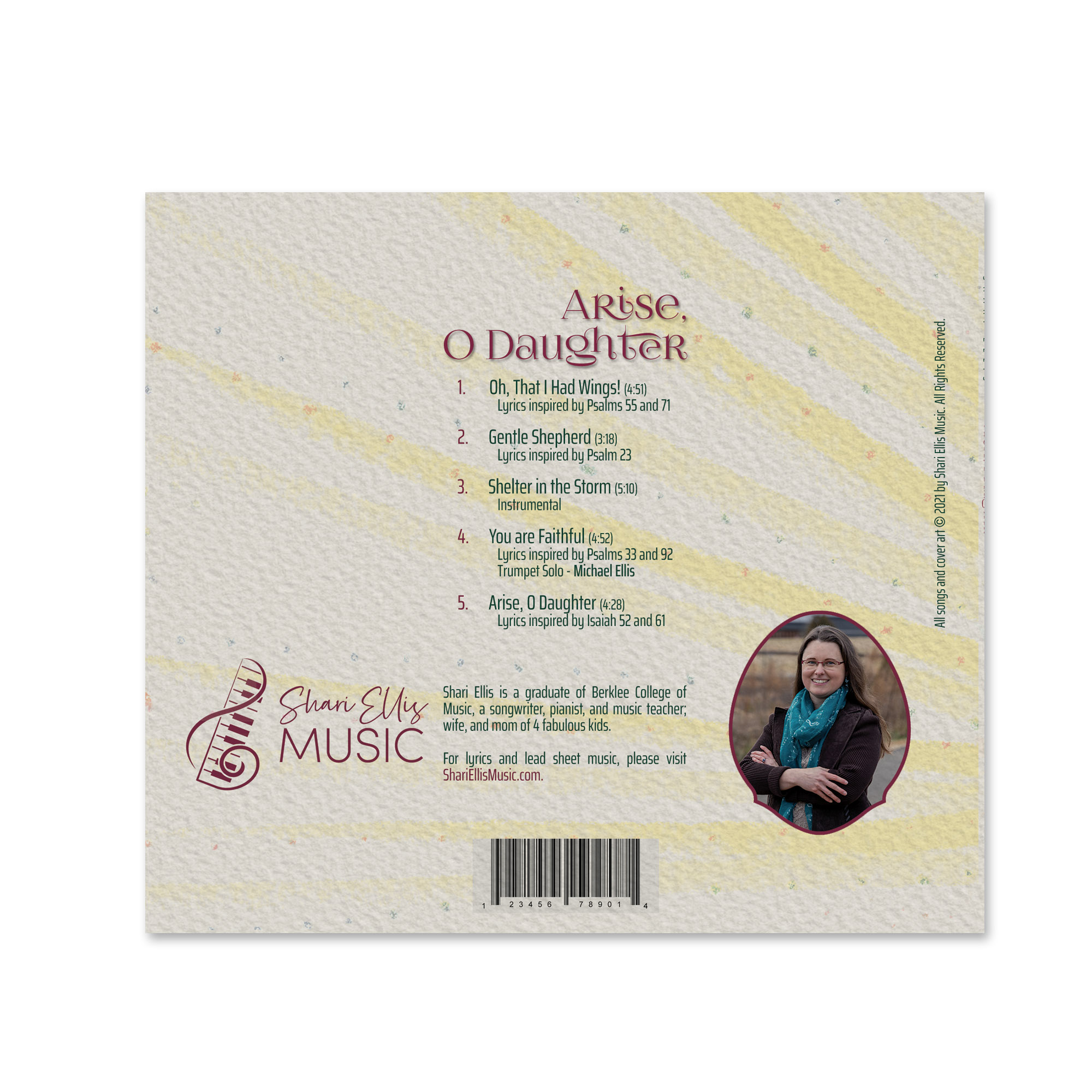 CD Cover Design by SleepyRobbik for Shari Ellis Music | Design #26565358