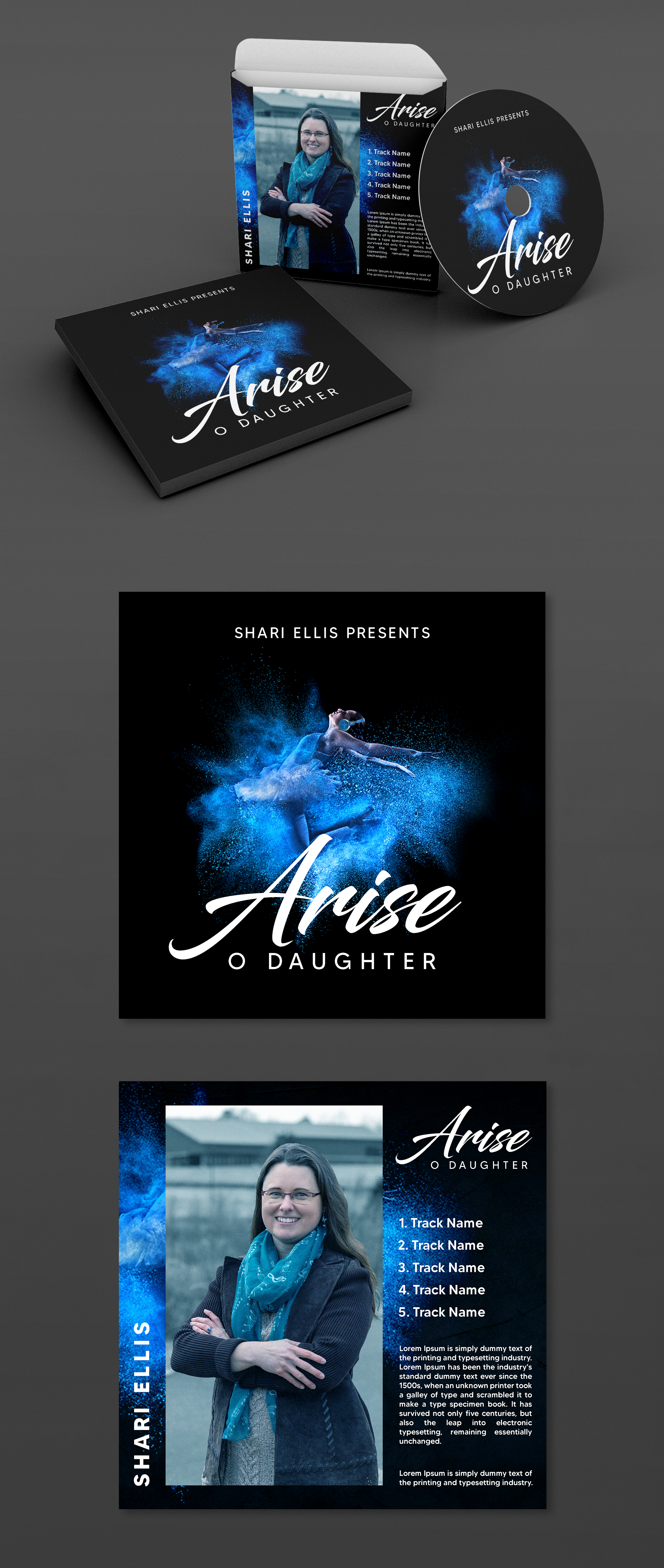 CD Cover Design by colourstreak for Shari Ellis Music | Design #26553404