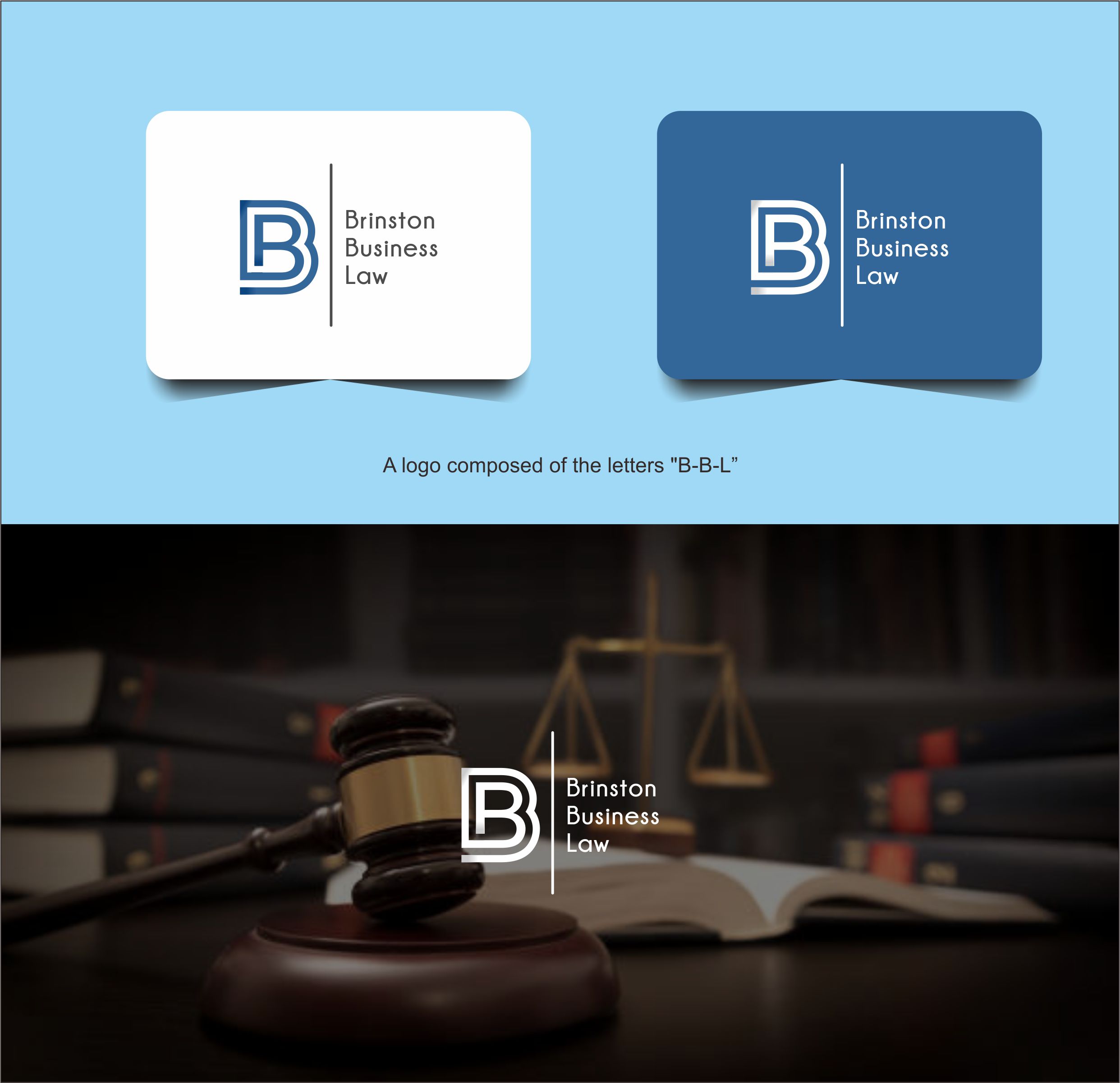 Logo Design by Dickythx16 for Brinston Business Law | Design #26492280