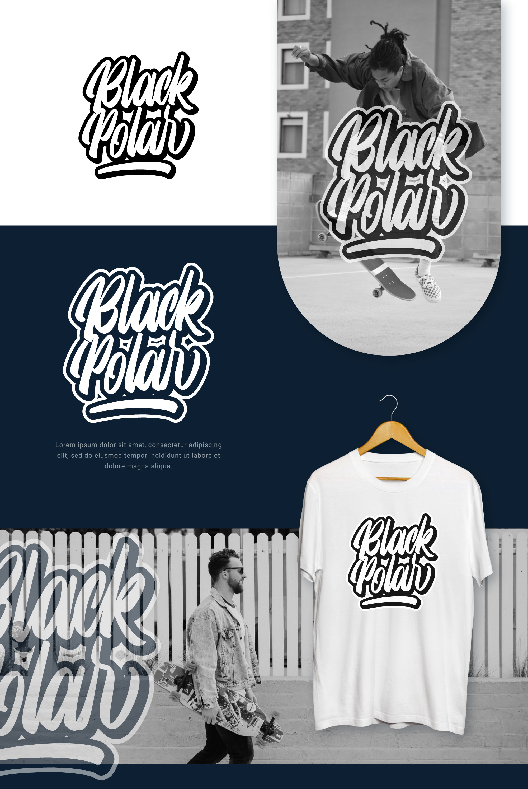 Diseño de Logo por daksarupa para Black Polar Apparel | Diseño #26528813