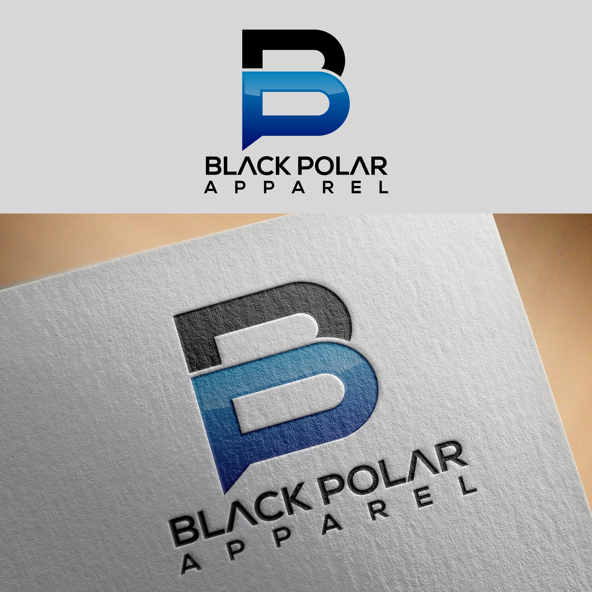 Logo Design by Hanif Logo's for Black Polar Apparel | Design #26501461