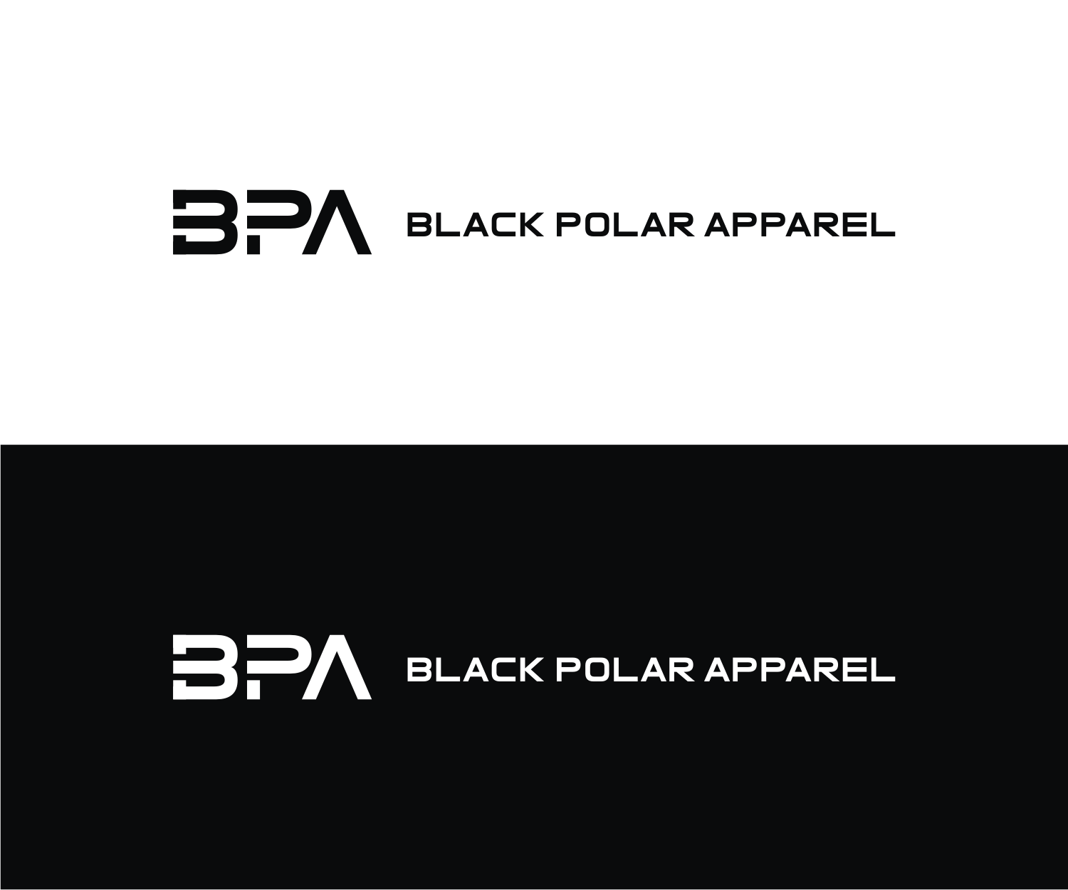 Logo Design by R16 for Black Polar Apparel | Design #26493671