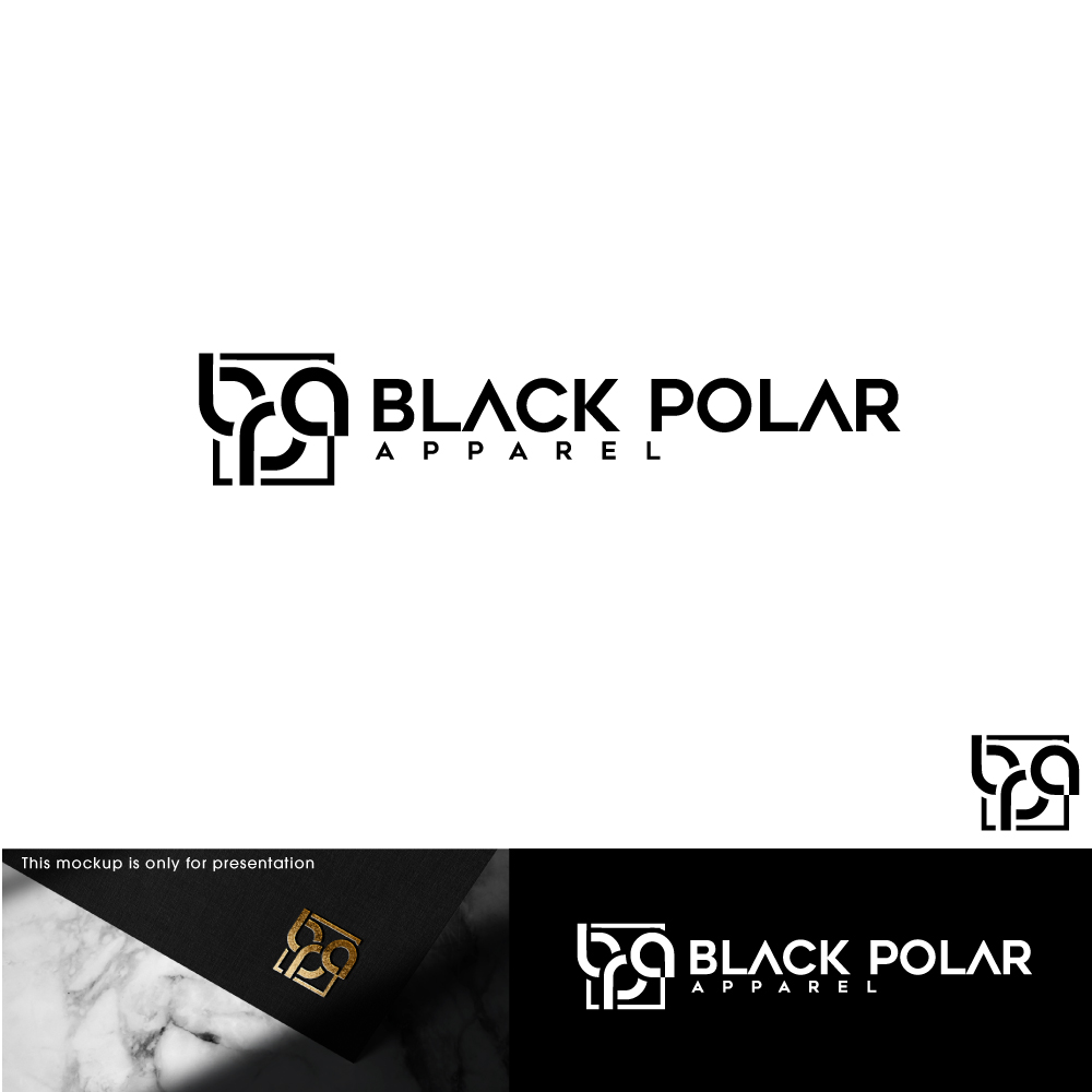 Logo Design by I designs for Black Polar Apparel | Design #26495095