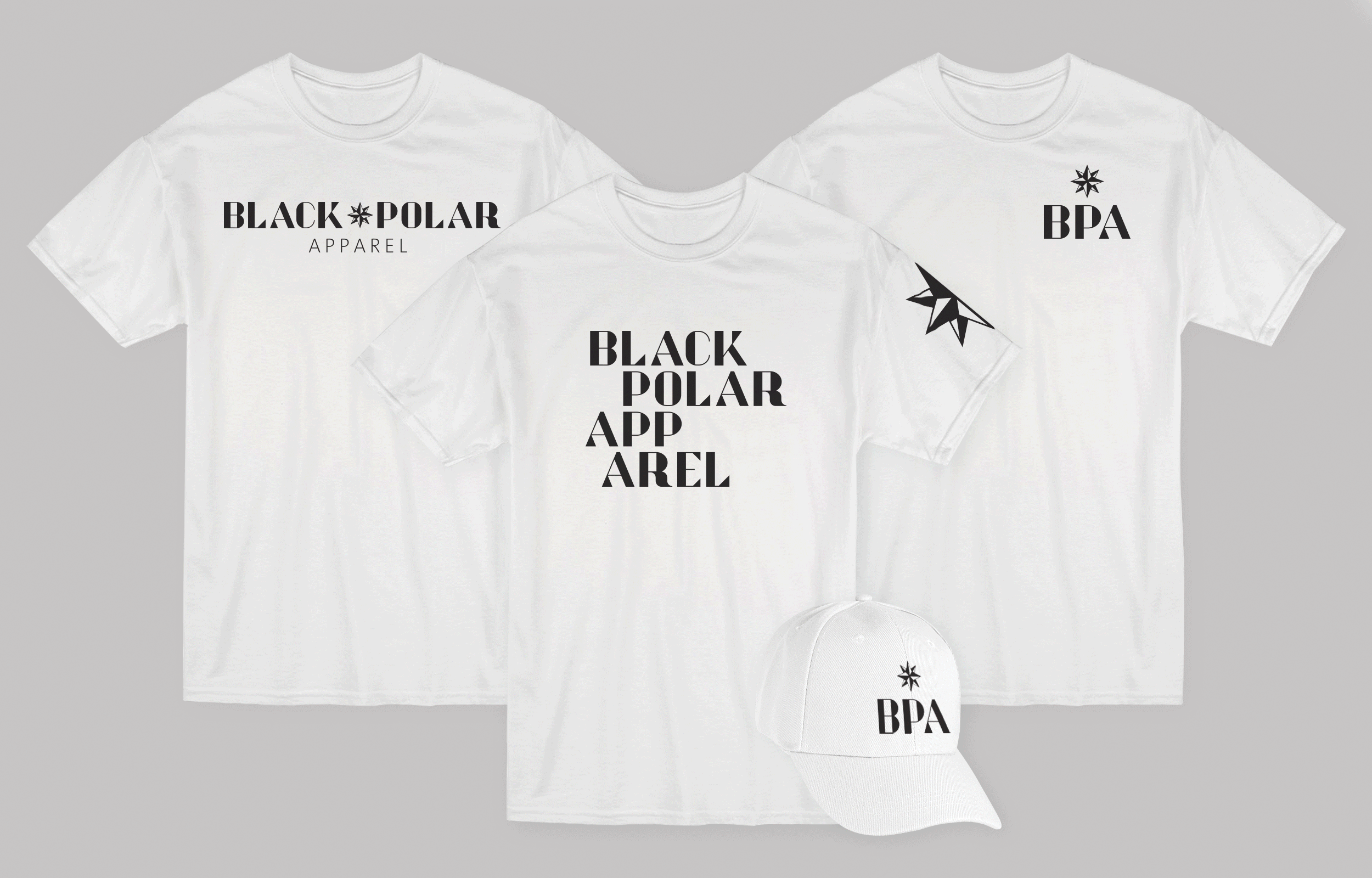 Logo Design by nicoletaungurean 2 for Black Polar Apparel | Design #26517684