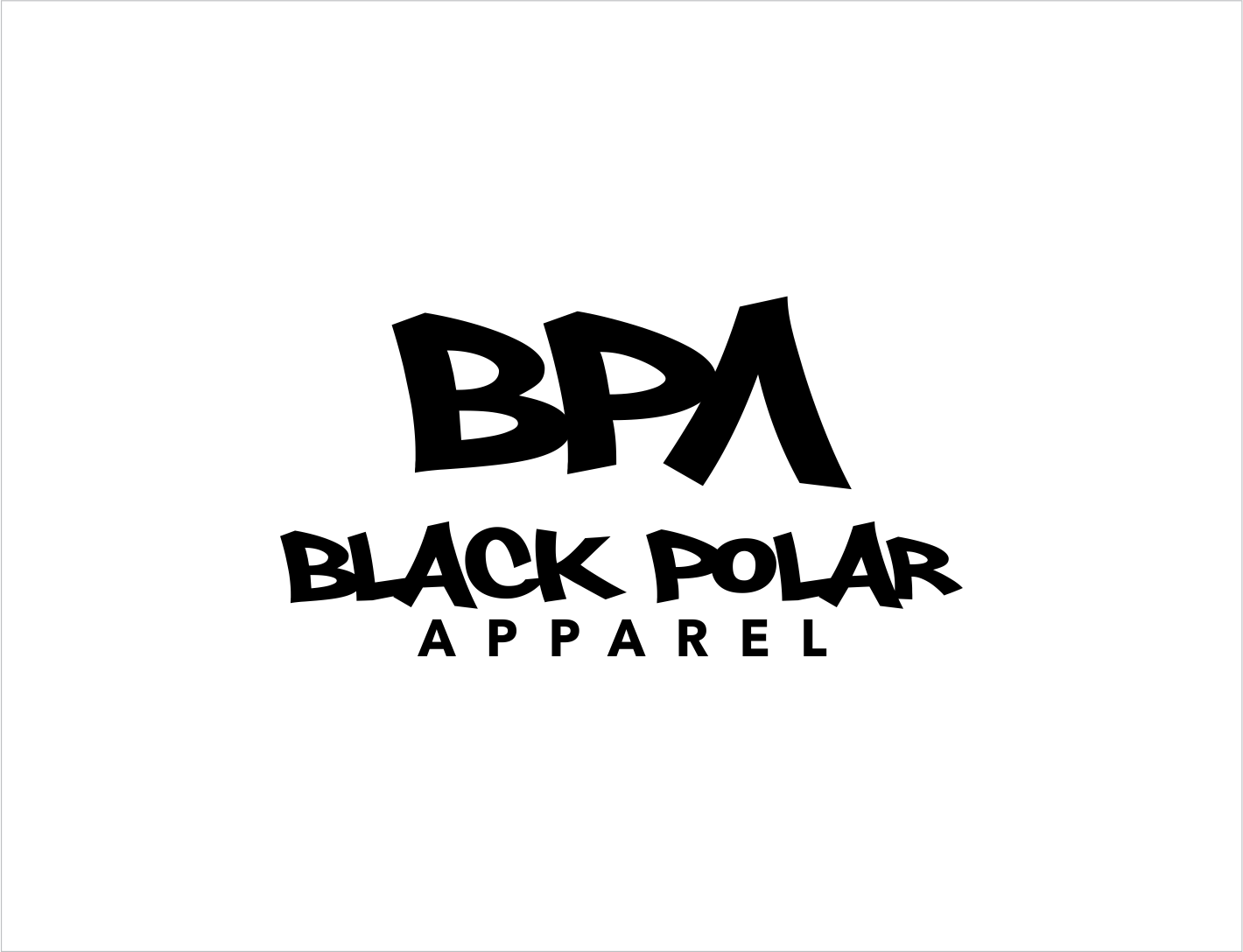 Logo Design by BNdesigner for Black Polar Apparel | Design #26513006