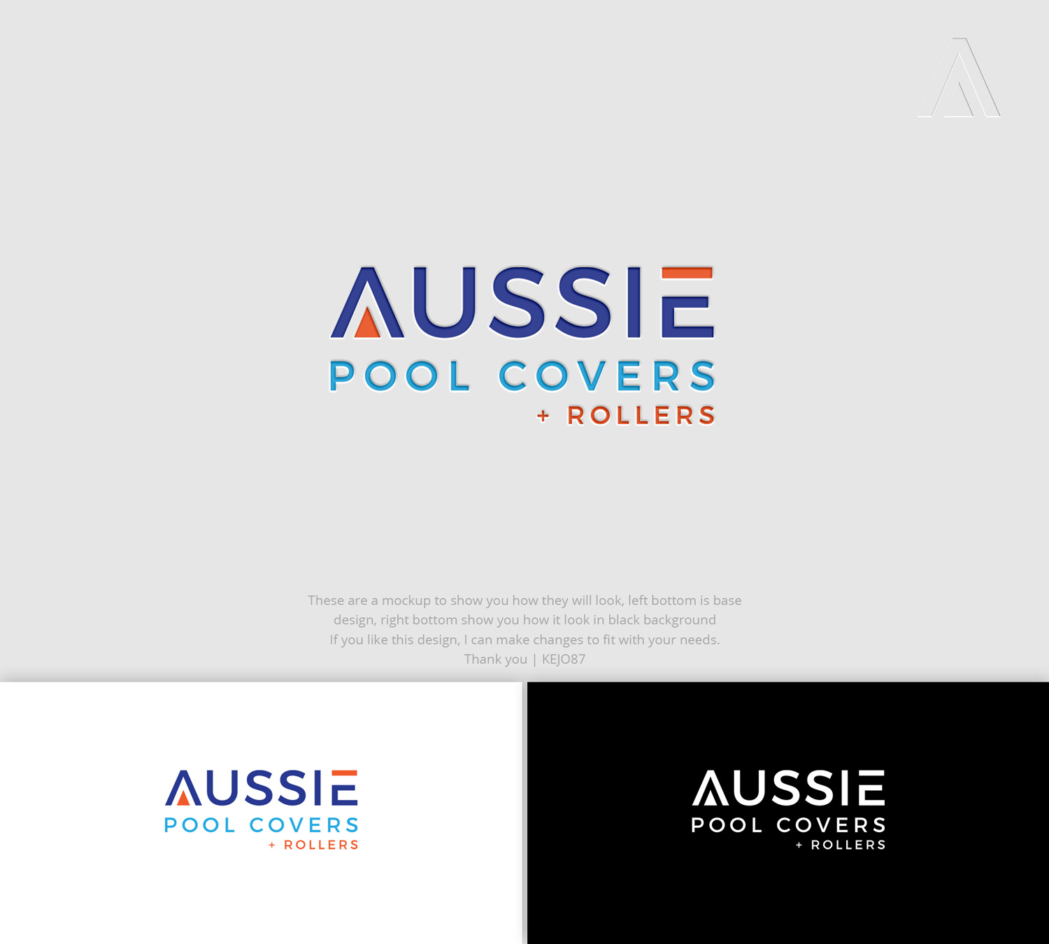 Logo Design by Kejo87 for Aussie Pool Covers Pty Ltd | Design #26496379