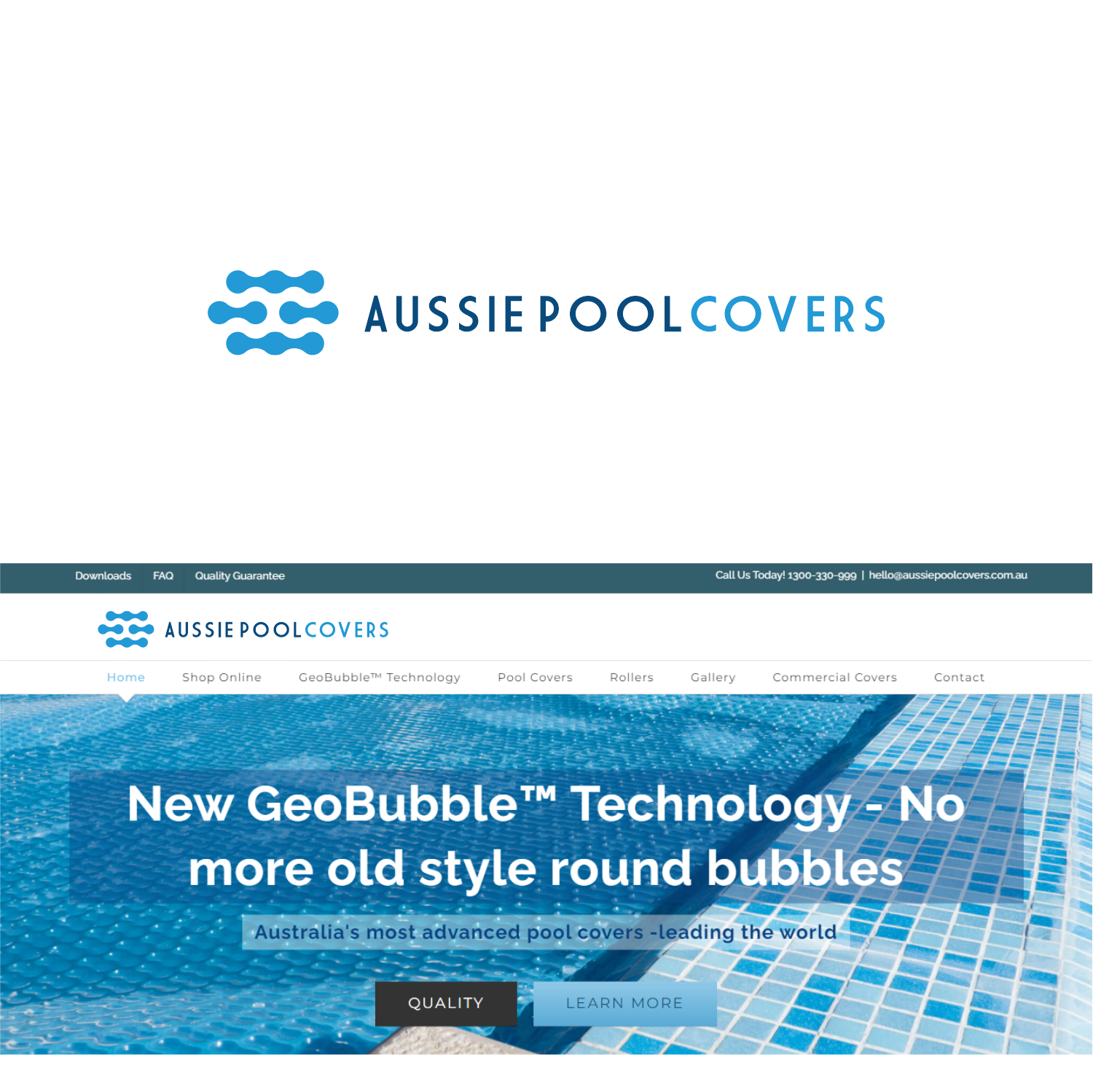 Logo Design by ThiagoB for Aussie Pool Covers Pty Ltd | Design #26496550