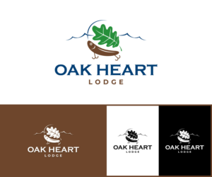 Oak Heart Lodge | Logo Design by MoonFeather