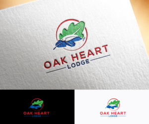 Oak Heart Lodge | Logo Design by step forward 2