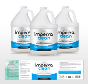 ImpervaClean 5 gallon and 1 gallon labels | Diseño de Etiqueta por SAI DESIGNS