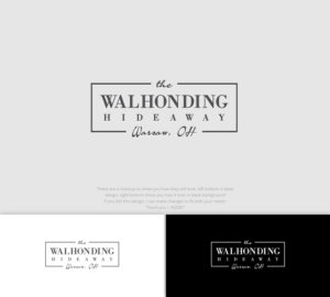 The Walhonding Hideaway       Warsaw, OH | Diseño de Logo por Kejo87