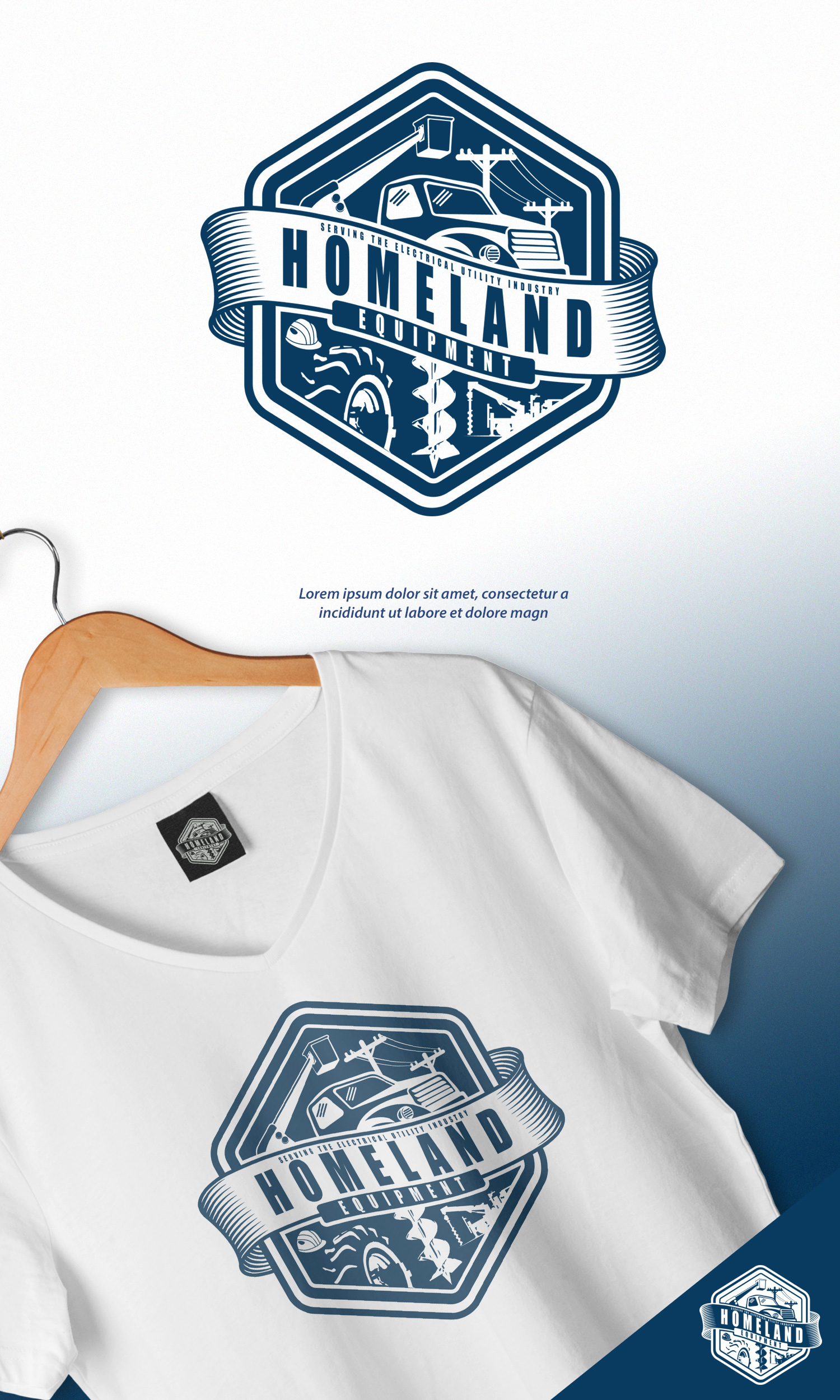 Logo Design by Classgraphics11 for Homeland Power/Utility LLC | Design: #26500596