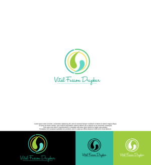 Vital Fusion Dripbar | Logo-Design von siti MWDesign