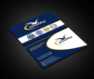 Business Card Design by Creations Box 2015 for SoundWay Consulting Incorporated | Design: #26502116