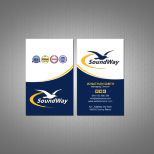 Business Card Design by Creations Box 2015 for SoundWay Consulting Incorporated | Design: #26502122