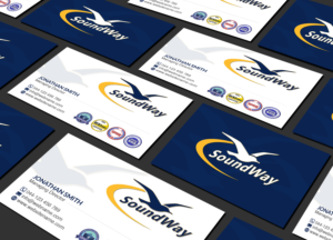 Business Card Design by Creations Box 2015 for SoundWay Consulting Incorporated | Design: #26502131