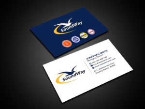 Business Card Design by Creations Box 2015 for SoundWay Consulting Incorporated | Design: #26506925