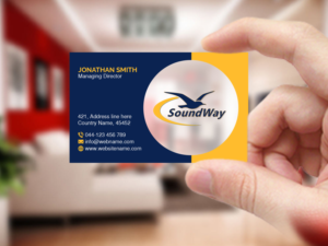 Business Card Design by Creations Box 2015 for SoundWay Consulting Incorporated | Design: #26512880