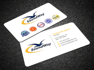 Business Card Design by LAXMI DESIGNHUB for SoundWay Consulting Incorporated | Design: #26498975