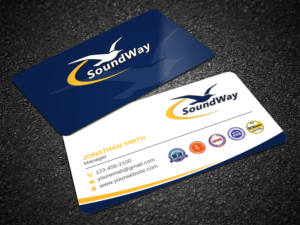 Business Card Design by LAXMI DESIGNHUB for SoundWay Consulting Incorporated | Design: #26498981