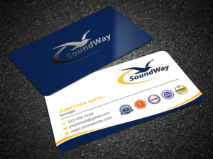 Business Card Design by LAXMI DESIGNHUB for SoundWay Consulting Incorporated | Design: #26498983