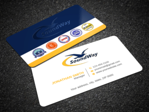 Business Card Design by LAXMI DESIGNHUB for SoundWay Consulting Incorporated | Design: #26498993
