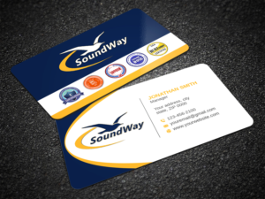 Business Card Design by LAXMI DESIGNHUB for SoundWay Consulting Incorporated | Design: #26498995