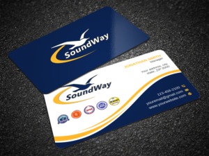 Business Card Design by LAXMI DESIGNHUB for SoundWay Consulting Incorporated | Design: #26498998