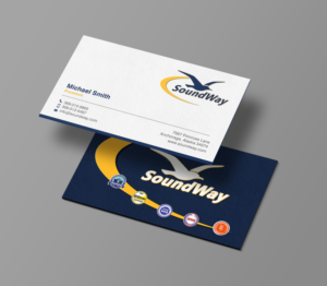 Design de Carte de Visite par chandrayaan.creative pour SoundWay Consulting Incorporated | Design : #26504560