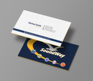 Design de Carte de Visite par chandrayaan.creative pour SoundWay Consulting Incorporated | Design : #26504563