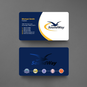 Business Card Design by chandrayaan.creative for SoundWay Consulting Incorporated | Design: #26505242