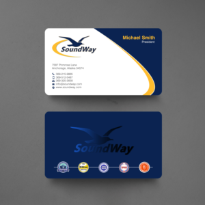 2021 SoundWay Business Cards | Business Card Design by chandrayaan.creative