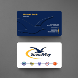 Business Card Design by chandrayaan.creative for SoundWay Consulting Incorporated | Design: #26505246