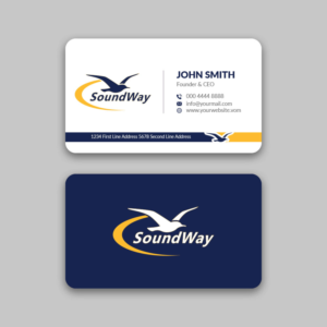 Design de Carte de Visite par Musa. A pour SoundWay Consulting Incorporated | Design : #26517471