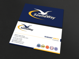 2021 SoundWay Business Cards | Business Card Design by Uttom 2