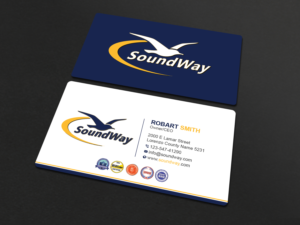 Business Card Design by Uttom 2 for SoundWay Consulting Incorporated | Design: #26502694