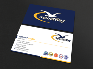 Business Card Design by Uttom 2 for SoundWay Consulting Incorporated | Design: #26502695