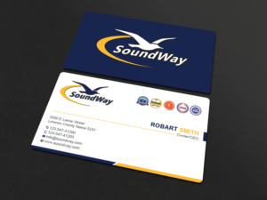 Business Card Design by Uttom 2 for SoundWay Consulting Incorporated | Design: #26502696