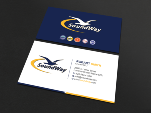 Business Card Design by Uttom 2 for SoundWay Consulting Incorporated | Design: #26508467